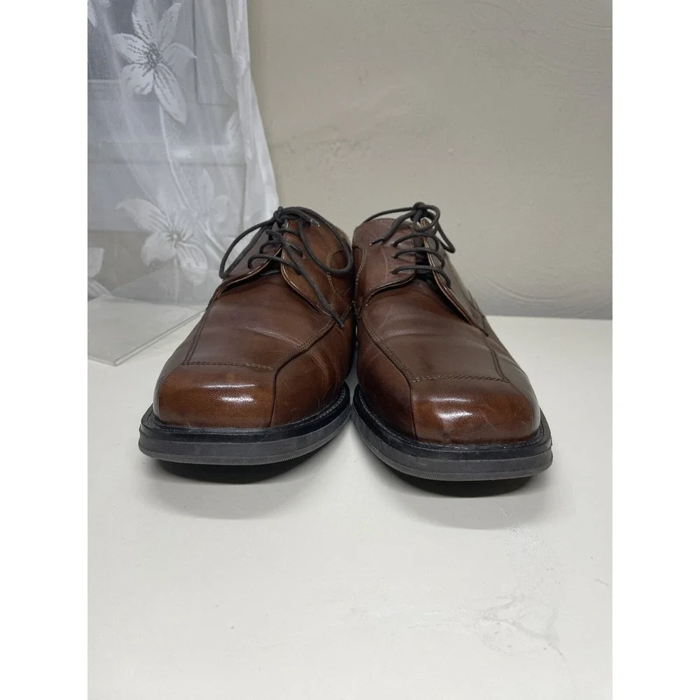 KLONDIKE Mens Eur 45 Brown Leather Shoes Oxfotd Dress Lece-up #96264 ( US 11)